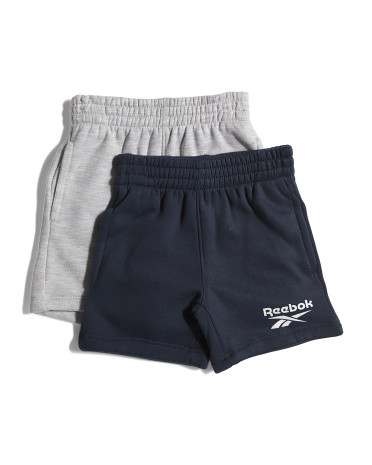 Little Boy 2pk Fleece Active Shorts | TJ Maxx