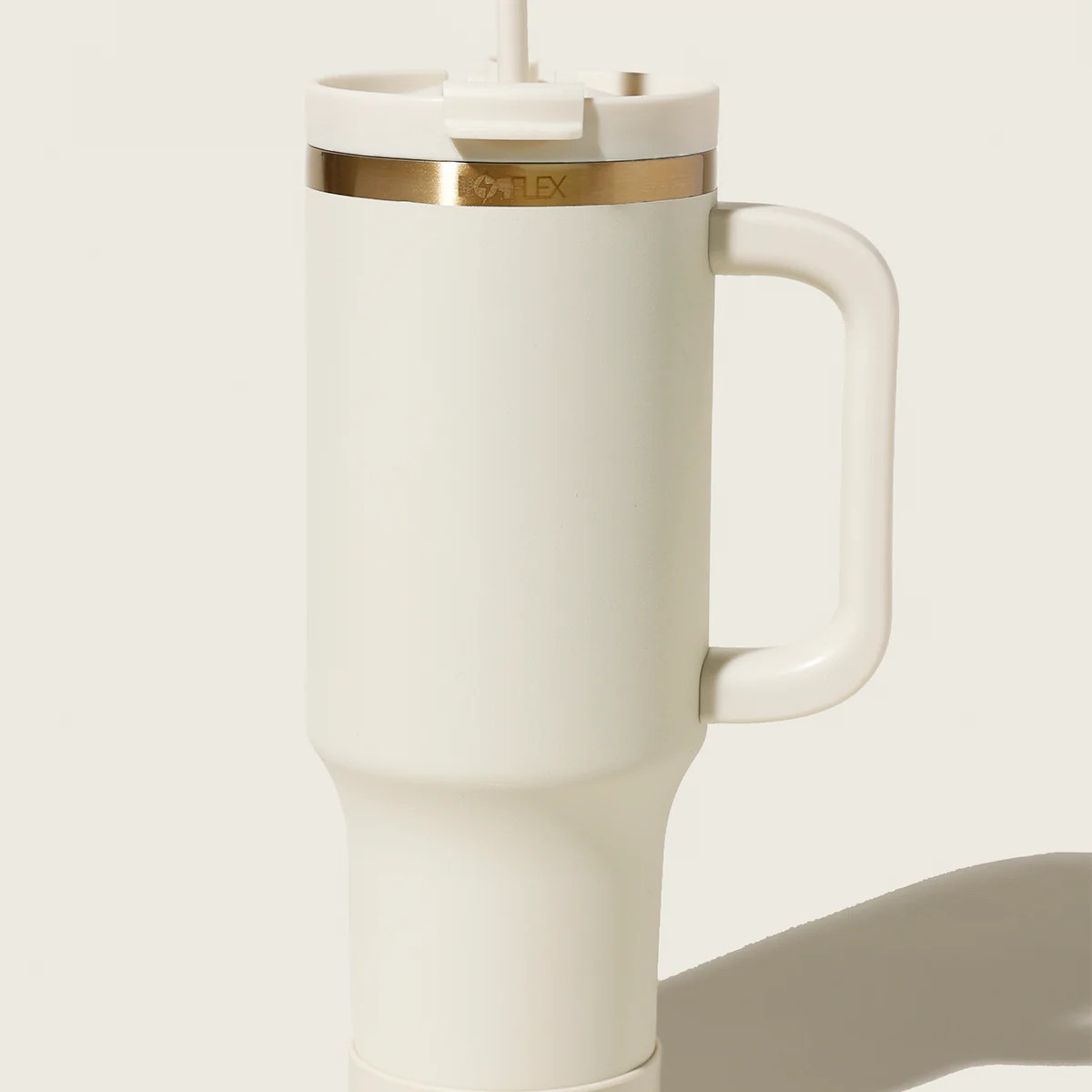 Roadtrip Tumbler 40 oz - Coconut Cream | POPFLEX