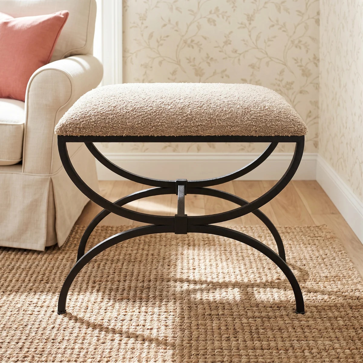 Birch Lane\u2122 Iveta Iron Accent Stool & Reviews | Birch Lane | Birch Lane