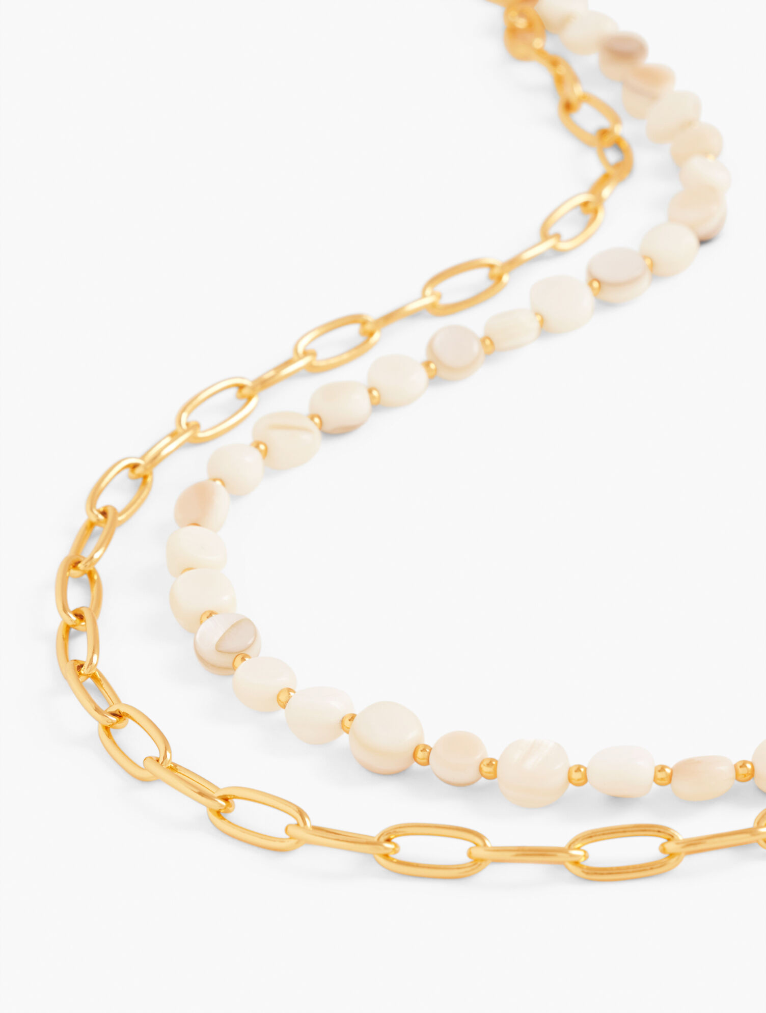 Mother-of-Pearl Layered Necklace | Talbots