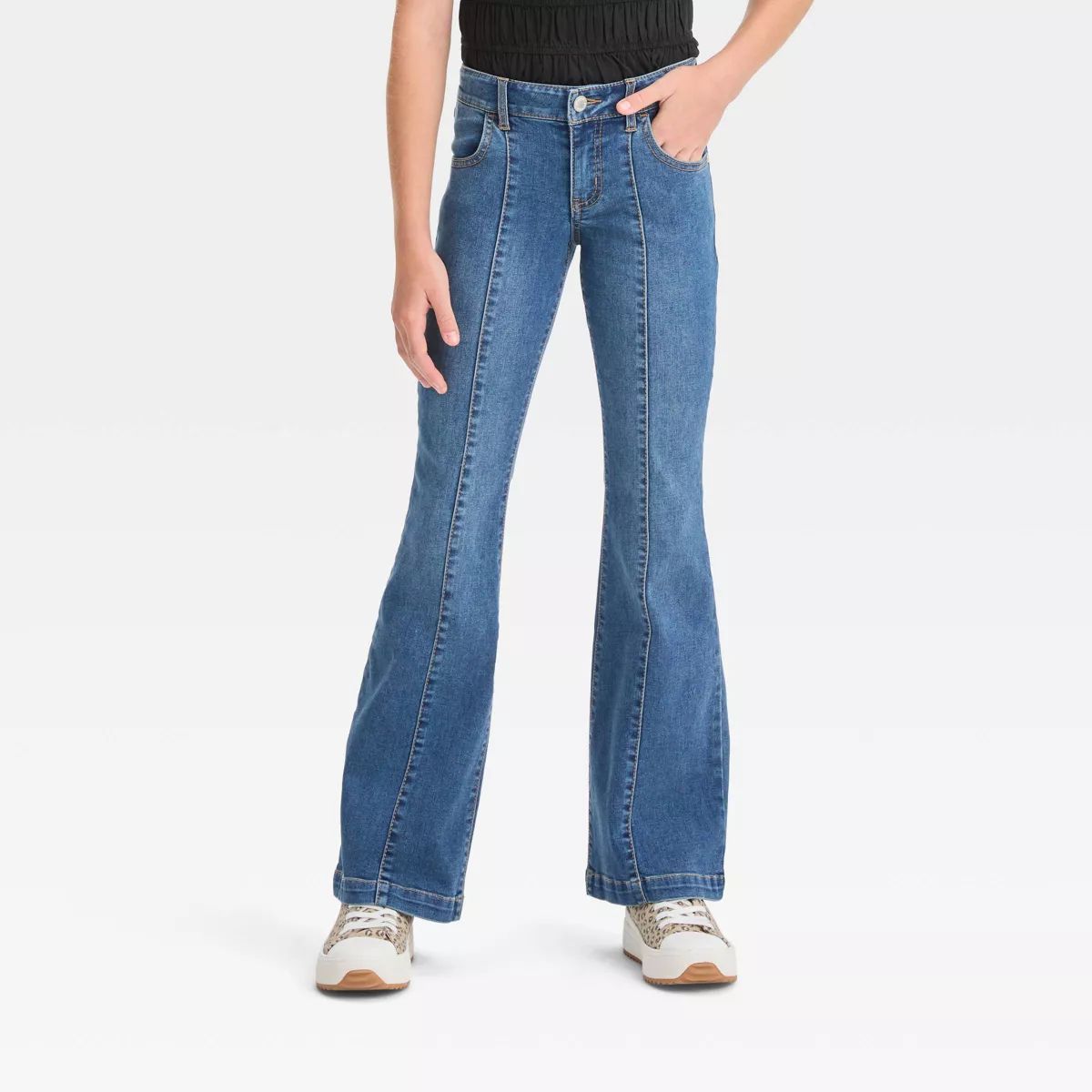 Girls' Low-Rise Flare Jeans - art class™ | Target