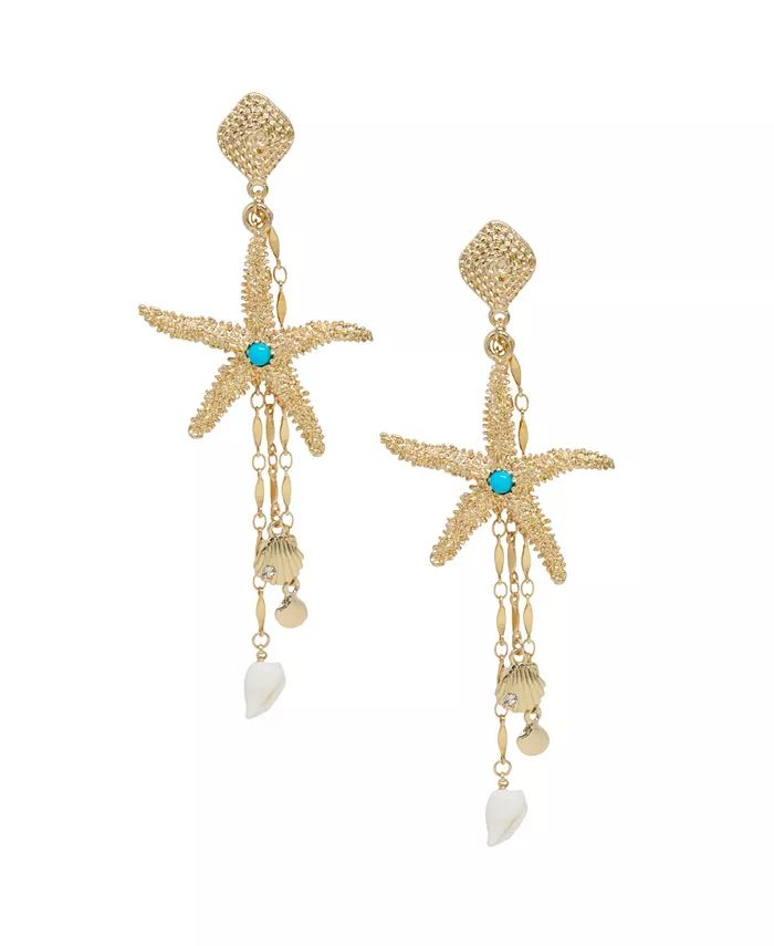 ETTIKA Starfish Seeker Drop Earrings - Macy's | Macy's
