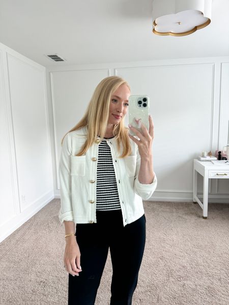 Love this workwear combo from Walmart! Wearing size small in both the top and cardigan! Workwear // work tops // work outfits // cardigan sweaters // summer sweaters // summer tops // Walmart finds // Walmart fashion  

#LTKStyleTip #LTKSeasonal #LTKWorkwear