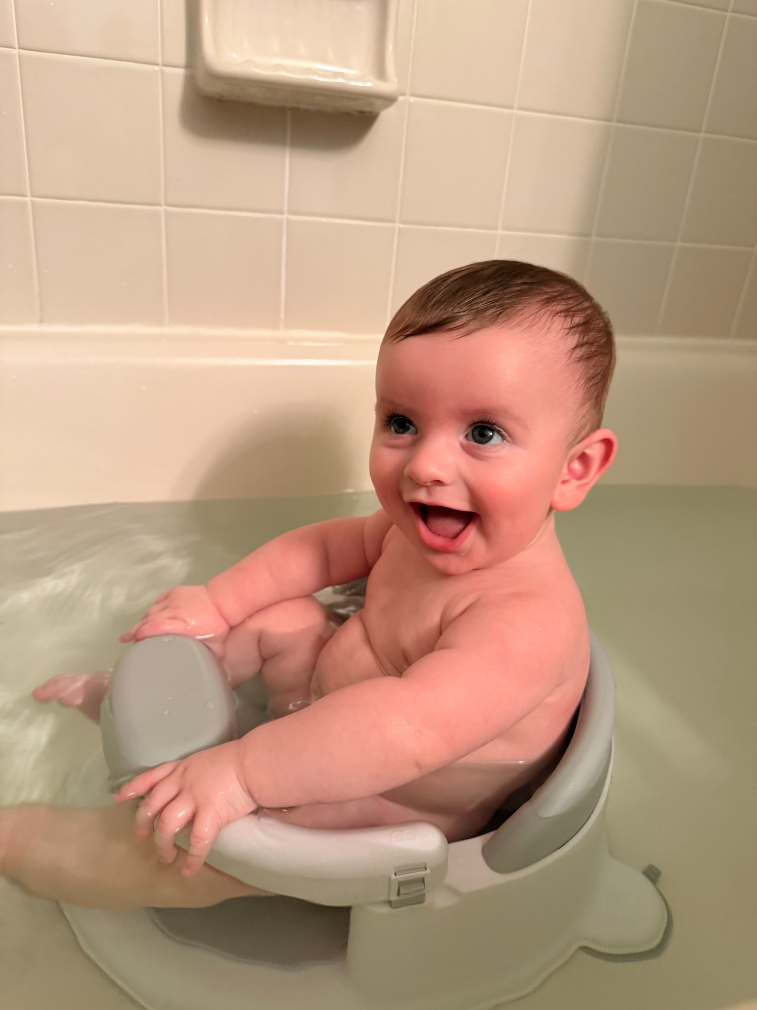 Loved his first bath in his bath seat!! On sale right now!!!!

#LTKselfcare #LTKBaby #LTKKids