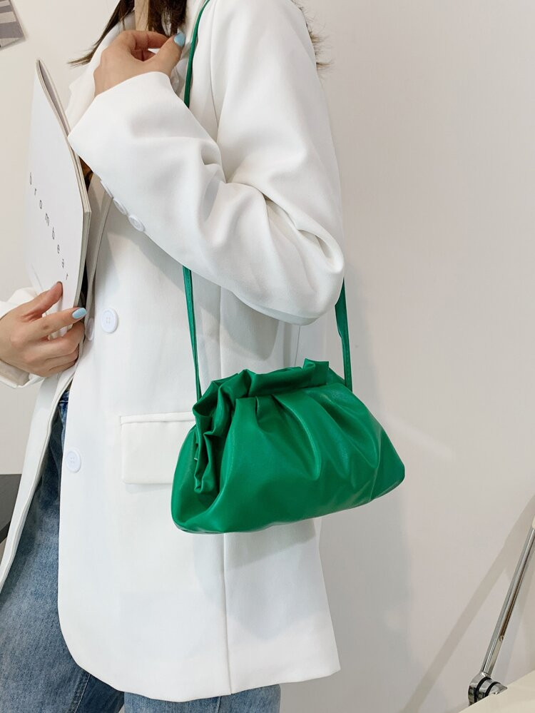 Ruched Design Shoulder Bag | SHEIN