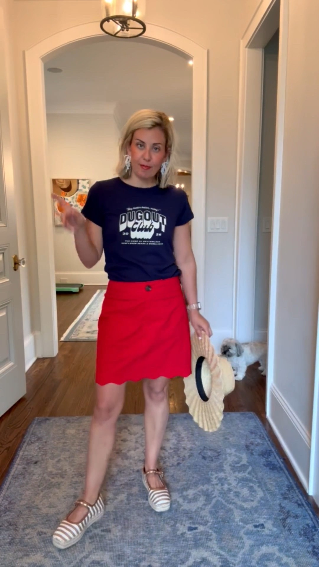 Am I baseball ready or what?? This scalloped Colette skirt is everything & the dugout tee is a yes!!! I’m in xs tee, small skirt & 8 shoe. 

*Use my code CATHERINE20 for 20% off Orders of $100+ at Anthropologie
 *Use code mixandmatch10 at Bandette Bands

#LTKdayinmylife #LTKmomlife #LTKSeasonal