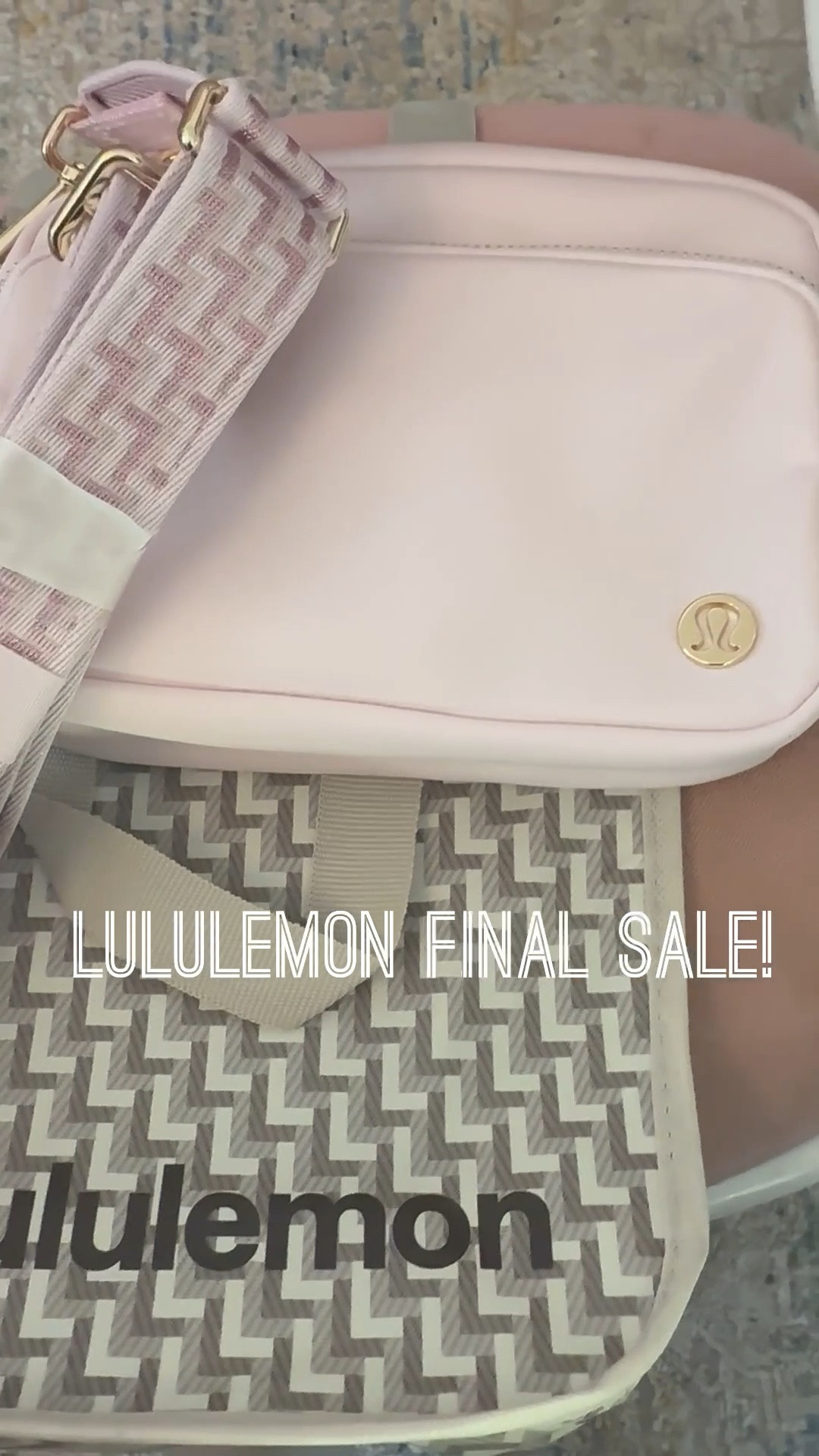 Lululemon Everywhere Crossbody Bag 2L with lots of pockets inside and out and a removable/adjustable strap. This one’s the beautiful pink and gold 😍 Their Year-End Sale is happening now! 

#LTKActive #LTKFindsUnder50 #LTKSaleAlert