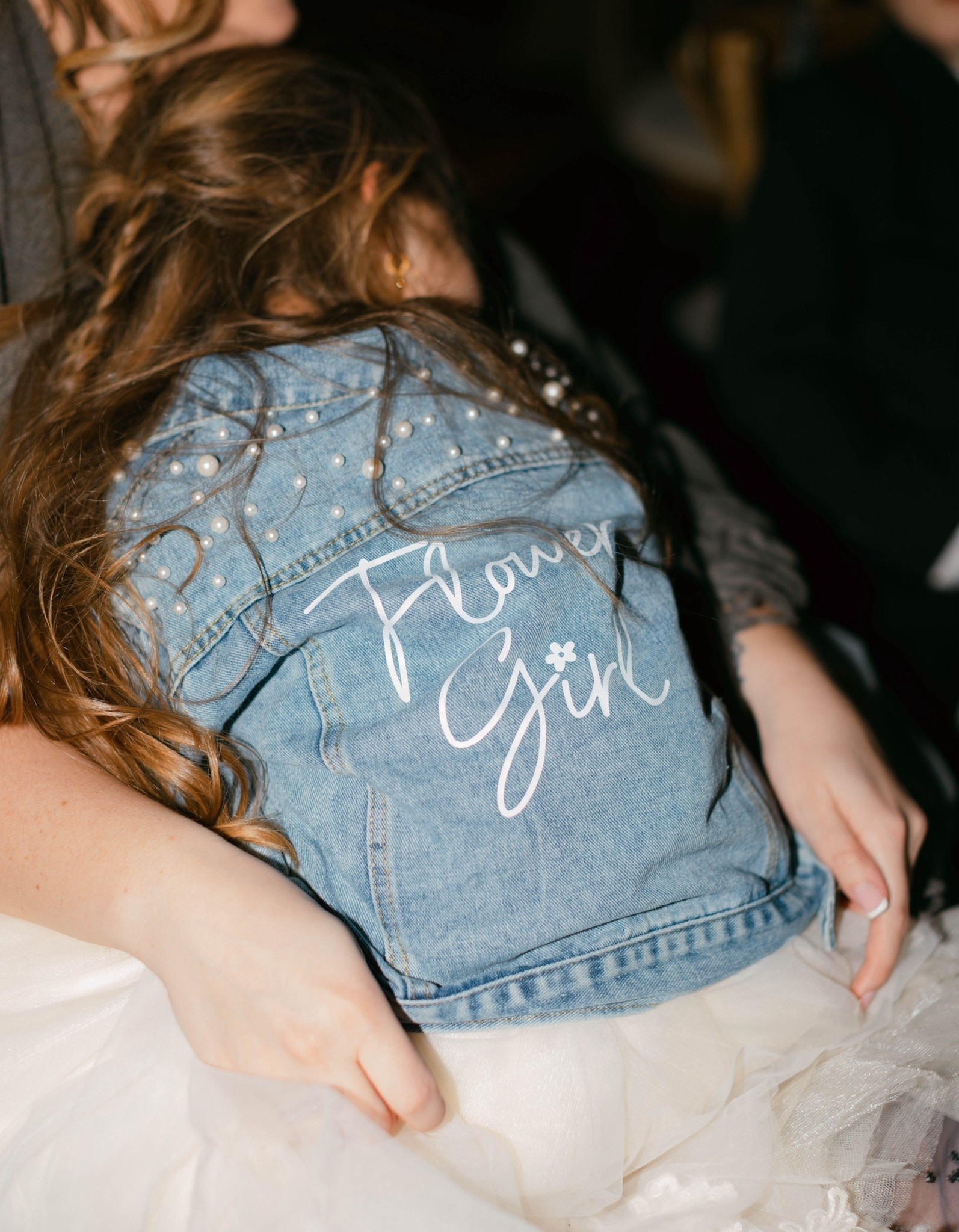 Flower girl Jean jacket for my niece. It was perfect and adorable. We had a destination wedding and she wore it at night when it got a little chilly 

#LTKWedding #LTKKids