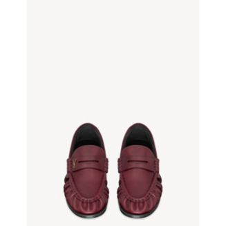 SAINT LAURENT Women's Le Loafer Penny Slippers In Shiny Creased Leather  | Bloomingdale's Saint L... | Bloomingdale's (US)