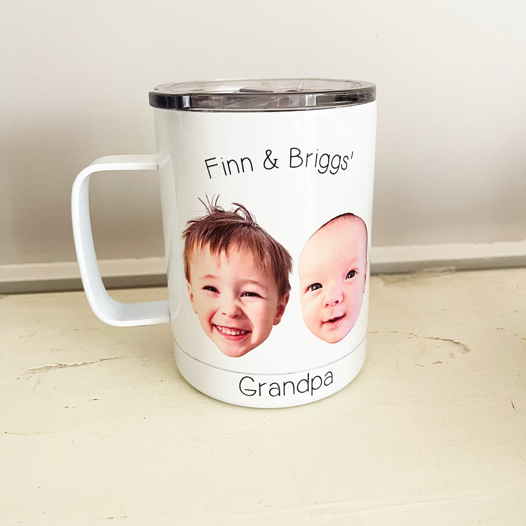 Personalized with your baby's photo, Baby Mug, Coffee Mug, Mug for Mom, Mug for Dad, Grandparent ... | Etsy (US)
