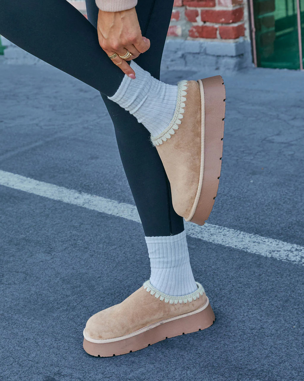 Emberlane Embroidered Platform Mules | VICI