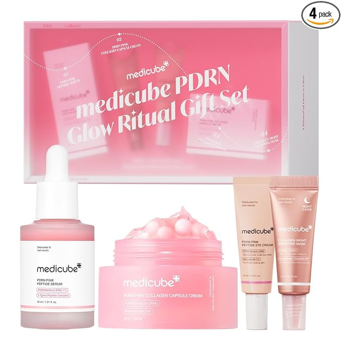 medicube PDRN Glow Ritual Gift Set | Collagen, Retinol, Peptides for Firm & Glow | Full Size Seru... | Amazon (US)