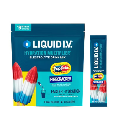 Liquid I.v. Hydration Multiplier - Popsicle Firecracker Electrolyte Powder Drink Mix 1 Pack (16 Servings) | Target