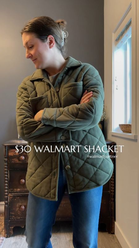 Can you believe that this quilted shacket is just $30 at @walmart?! This affordable closet staple is part of my brand new Walmart fashion finds that are on-trend and affordable. I’ve got $5 cropped knit pants, a $10 faux sherpa pullover, $18 straight leg jeans, a $5 tan baseball hat, $20 neutral colorblock sneakers, and so much more. 🤯

#walmartpartner #IYWYK #WalmartFinds #walmartdeals #walmartshopping #walmarthaul #walmart #viral #musthave #viral The best walmart finds. Walmart fashion. Walmart clothing. Walmart jeans. Closet staples. Minimalist fashion inspiration. Outfit of the day. Walmart deals. Walmart must-haves. #walmartfinds #walmartstyle #walmartdeals #walmartfind #budgetfashion #budgetstyle #minimalistfashion #outfitinspo #ootd #wiw #miniamlist #outfitideas #outfit #lookforless Fall 2023 fashion. Casual outfit. Weekend wear. 


#LTKmidsize #LTKstyletip #LTKfindsunder50