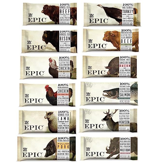 Epic - Epic Bars Variety Pack, 12 Flavors (12 Pack) | Amazon (US)