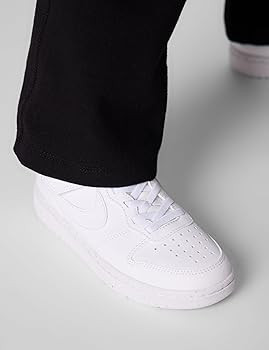 Amazon.com | Nike Little Kid's Court Borough Low Recraft Shoes, White/White-White, 2Y | Sneakers | Amazon (US)