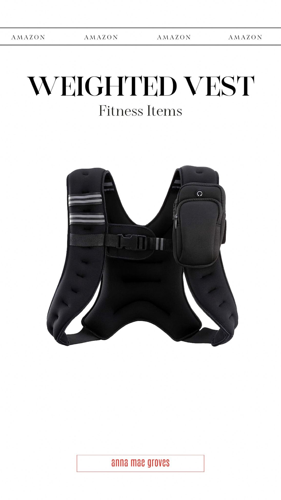 The weighted vest I use on walks! I got the 12lb but it comes in 7 different weights. 

#LTKOver40 #LTKStyleTip