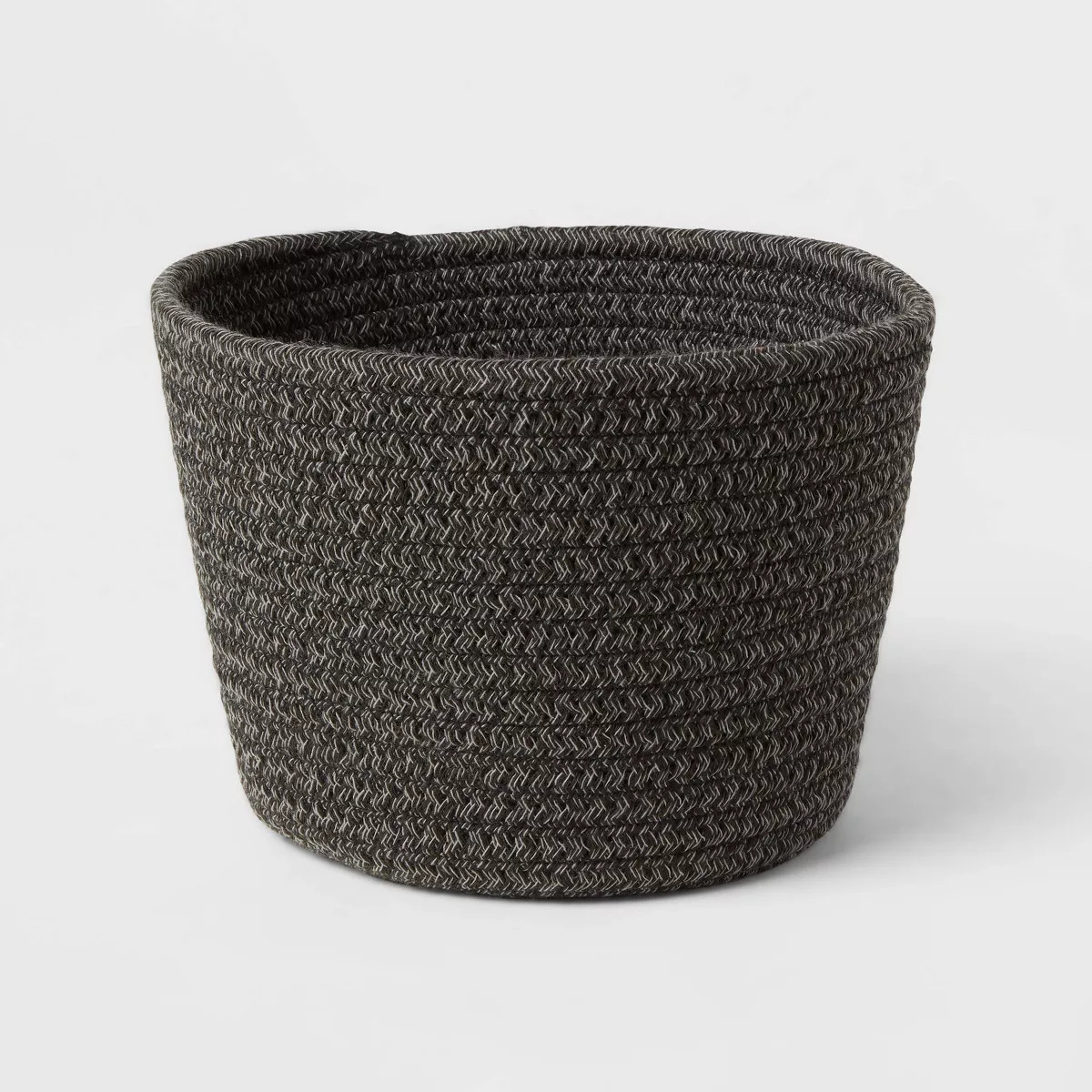 Decorative Coiled Rope Basket Black - Brightroom™ | Target