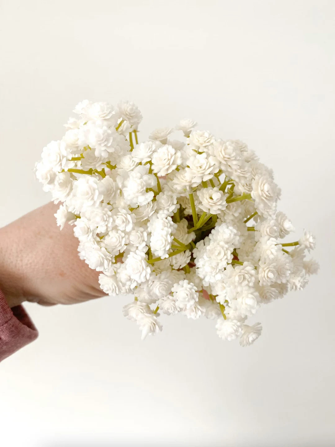 9 Stems Light Cream Gypsophila Filler, Baby's Breath Filler Wreath Filler, Crown Filler, Arrangem... | Etsy (US)