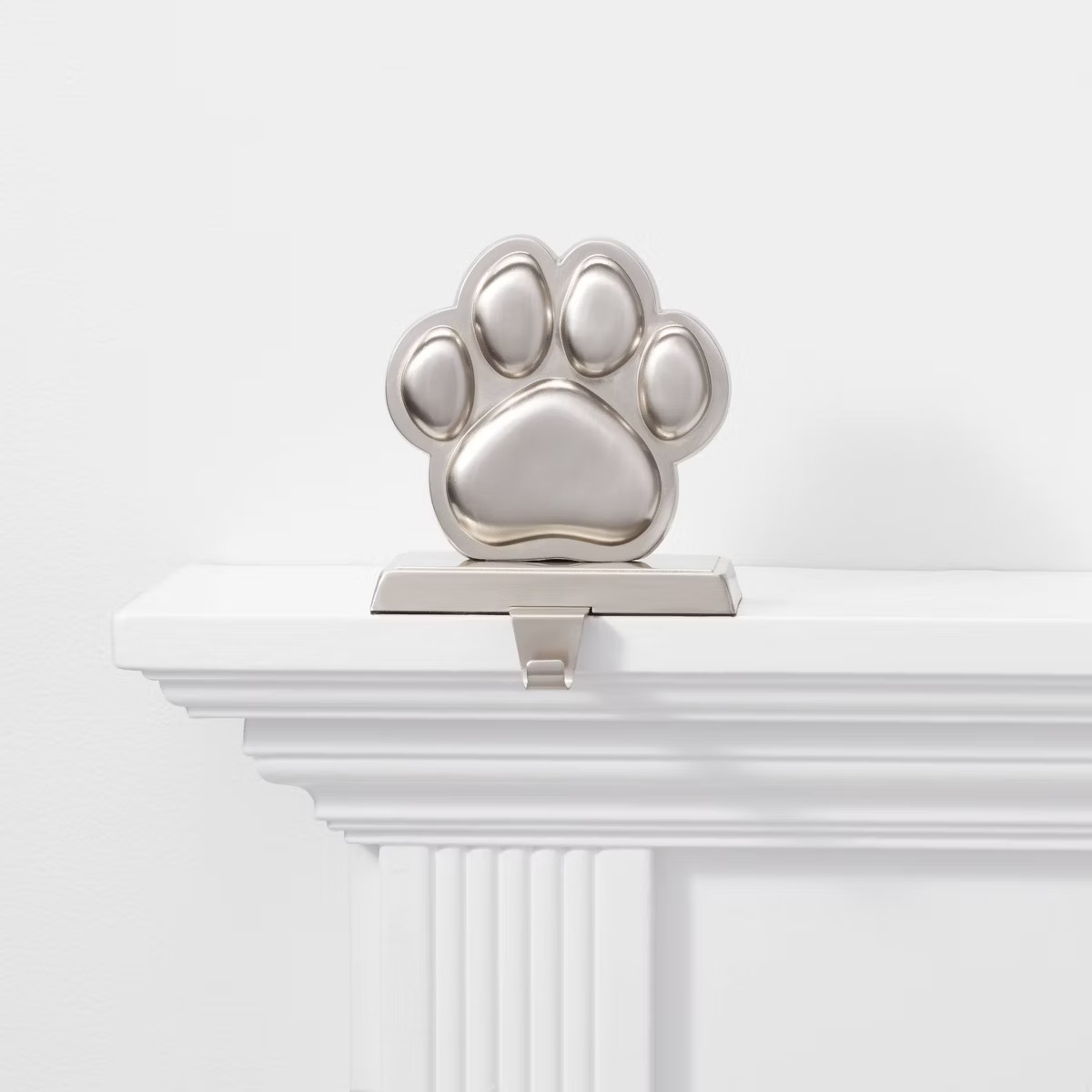 Paw Print Christmas Stocking Holder Silver - Wondershop™ | Target