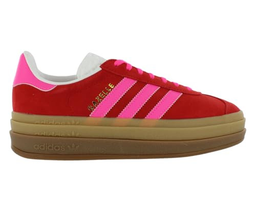 Adidas Gazelle Bold Womens Shoes Size 8, Color: Red/Pink/Brown | Amazon (US)