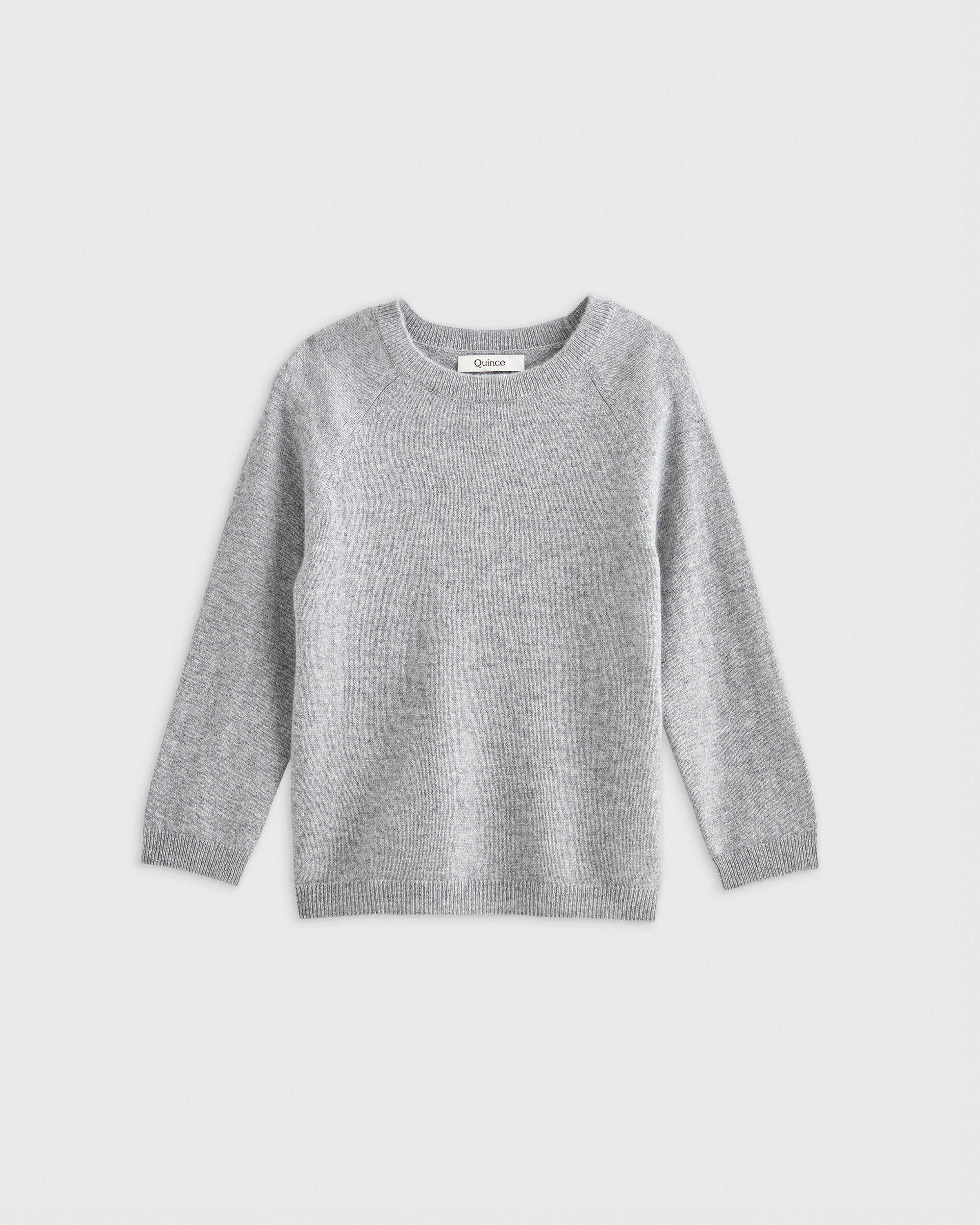 Quince | Mongolian Cashmere Toddler Pullover in Heather Grey, Size 5T | Quince