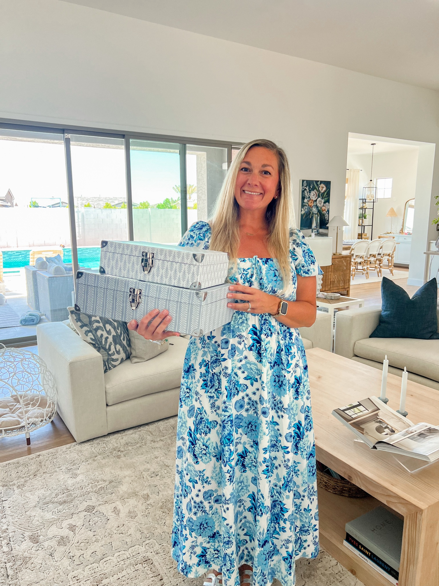 Our blue living room decor! 

#LTKhome