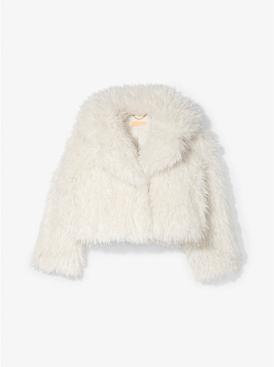 Cropped Faux Fur Jacket | Michael Kors US