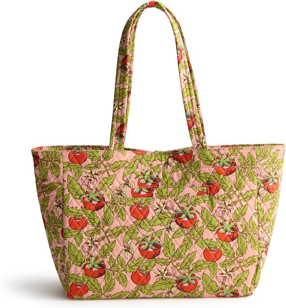 Vera Bradley Premium Cotton Small Hathaway Tote | Amazon (US)