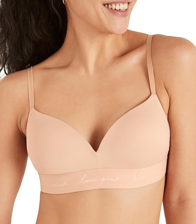 Victoria's Secret Women's Pink Wear Everywhere Push Up Wireless Bra, Bras for Women (32A - 38DDD) | Amazon (US)