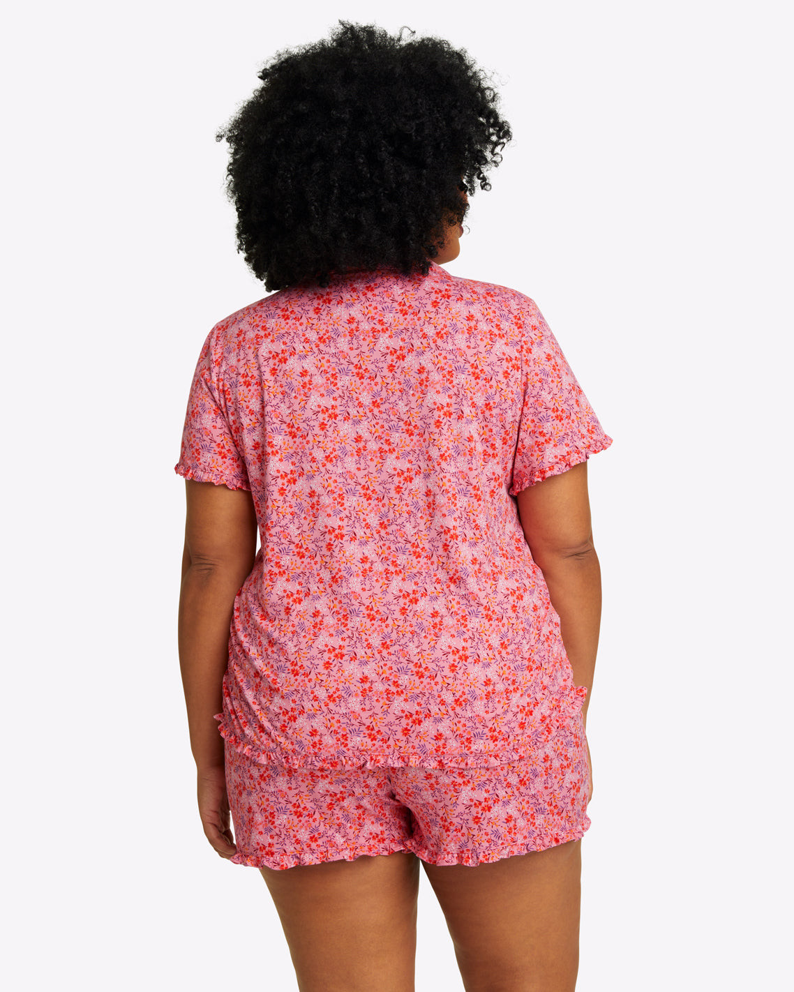 Mickey Pajama Set in Pansy Floral | Draper James (US)