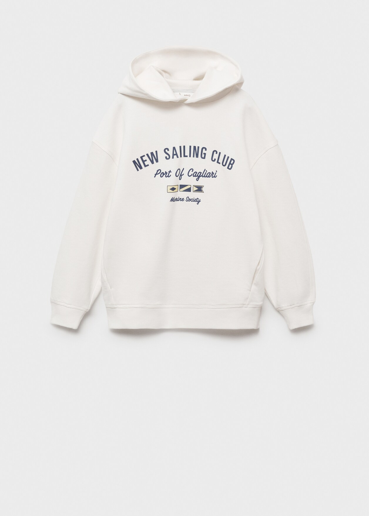 Message zipped hoodie - Kids | MANGO USA | Mango (US/MX/AU)
