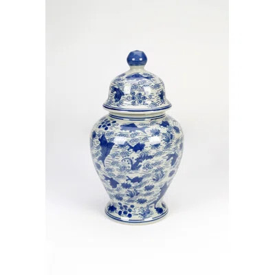 14'' Porcelain Ginger Jar | Wayfair Professional