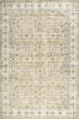 Blue Mariel Wool and Cotton 2' 6"" x 8' rug | Rugs USA