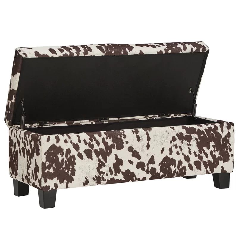 Grebasch Genuine Leather Upholstered Storage Bench | Wayfair North America