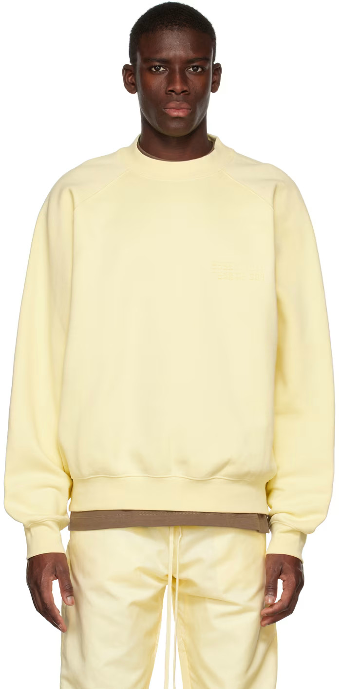 Yellow Crewneck Sweatshirt | SSENSE