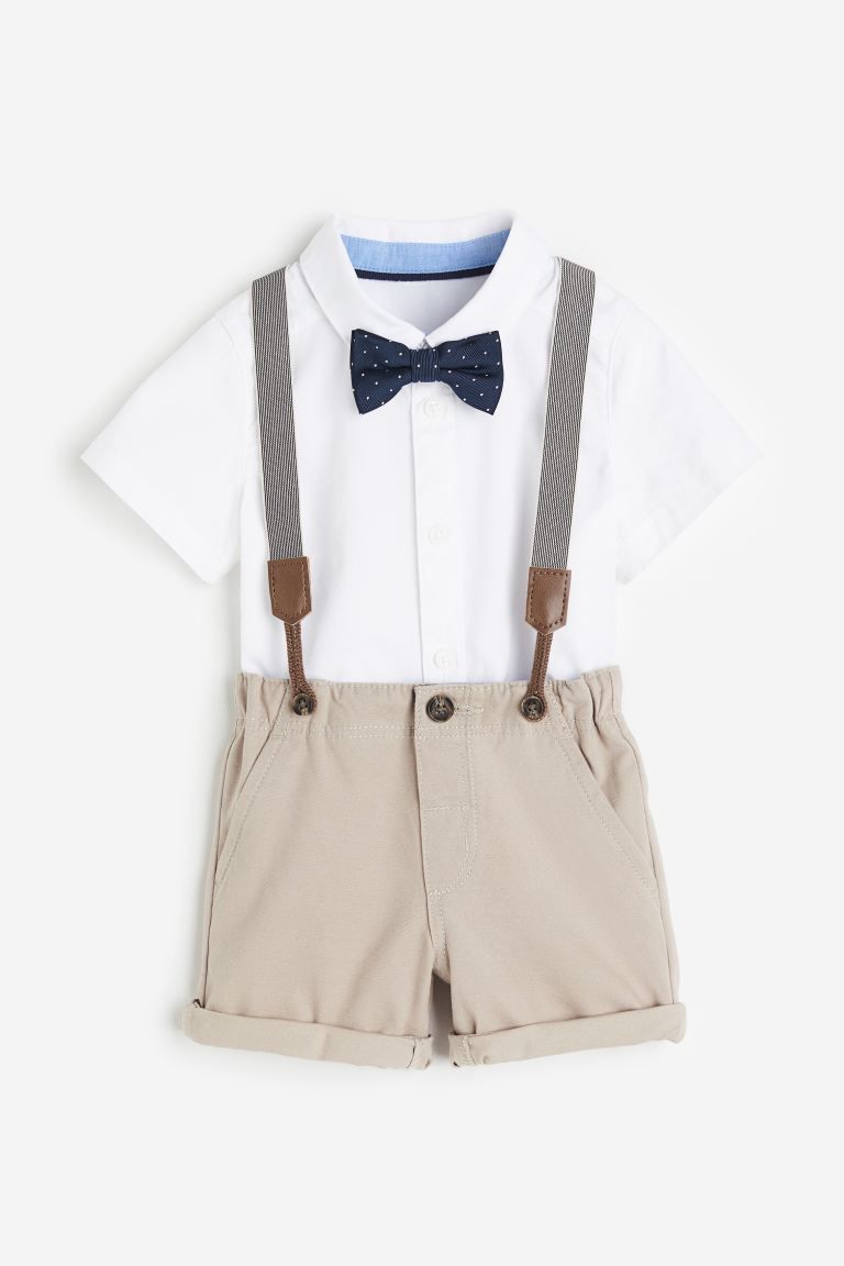 3-piece Set with Suspenders | H&M (US + CA)