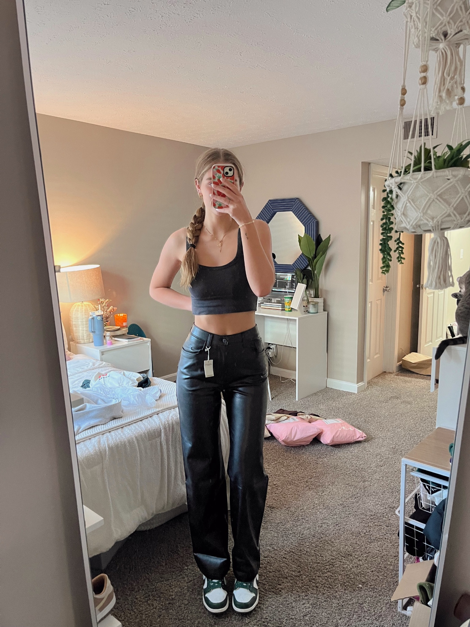 the BEST leather pants im in love 🖤

#LTKstyletip #LTKsalealert #LTKunder100