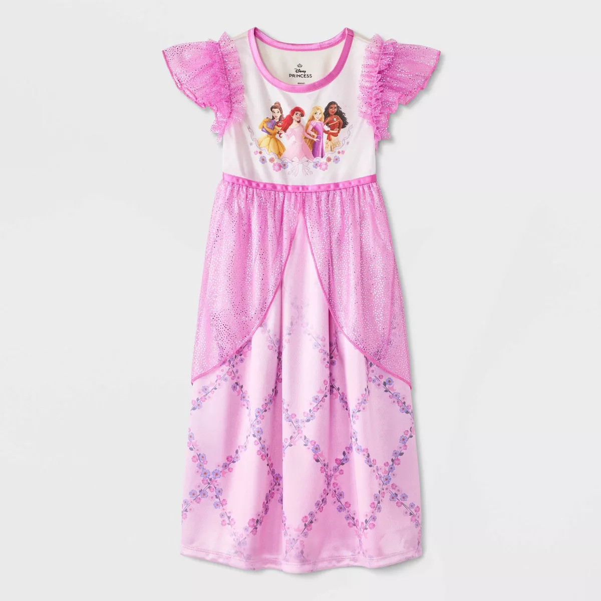 Toddler Girls' Disney Princess Fantasy Nightgown - Pink 2T | Target