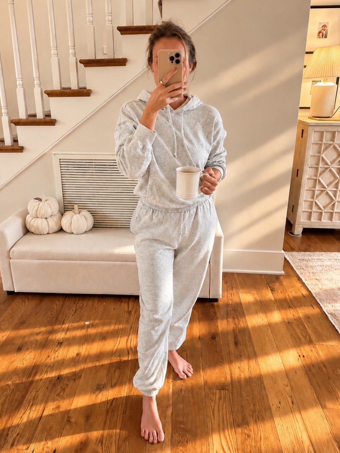 The softest Old Navy travel set and BOTH pieces are on major sale right now! 🤎 You can grab the hoodie + joggers together for under $30. The fabric is super soft but lightweight and thin, so it’s perfect for travel when you want to be cozy without getting too hot. Wearing my usual size S in both! Linking the top + bottoms here.

#OldNavy #OldNavyFinds #OldNavySale #TravelOutfit #AirportOutfit #MatchingSet #Loungewear #ComfyOutfit #FallOutfit #FallFashion #AffordableFashion #LTKunder50 #LTKtravel #LTKstyletip