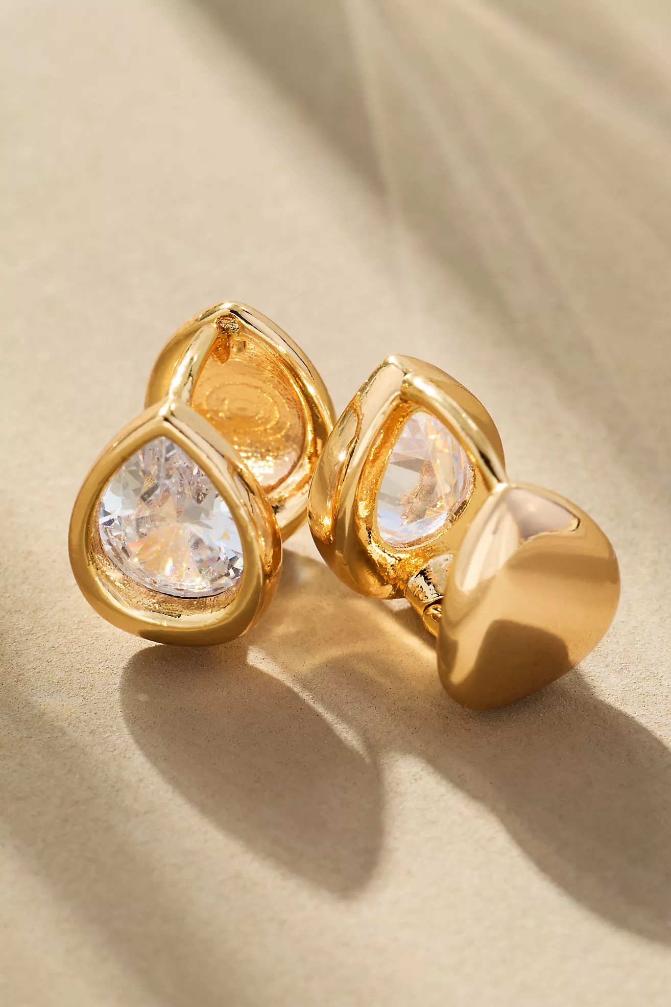 Dainty Teardrop Post Earrings | Anthropologie (US)