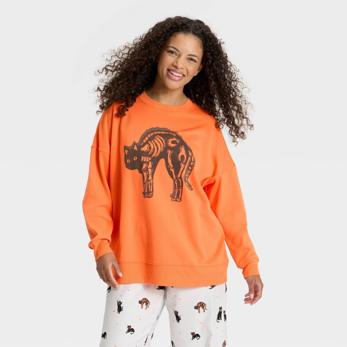 Women's Halloween Fleece Pajama Sweatshirt - Hyde and EEK! Boutique™ | Target