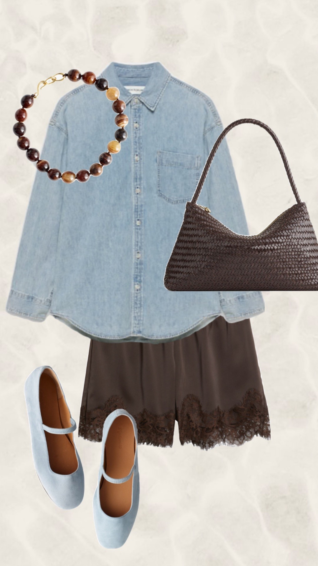 I can absolutely get on board with the silk shorts trend because this is SO CUTE!

Spring Outfit | Spring | Silk Shorts | Woven Purse | Spring Style | Spring Fashion

#springoutfit #spring #silkshorts #wovenpurse #springstyle #springfashion

#LTKootd