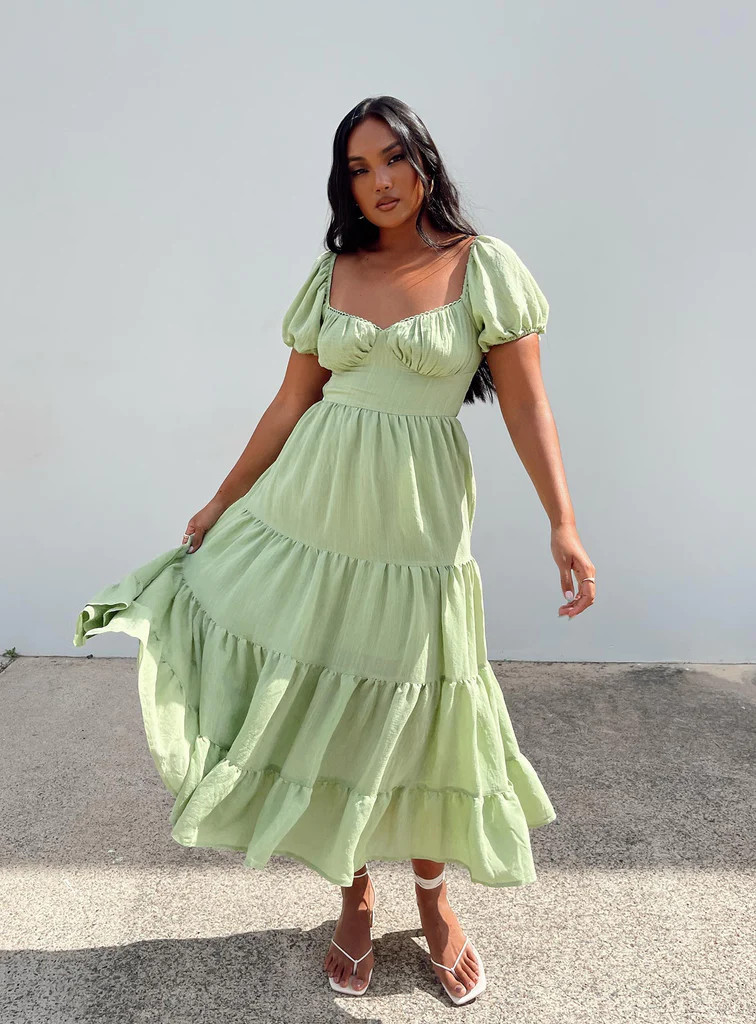 Danny Midi Dress Green | Princess Polly US
