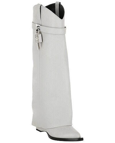 Shark Lock Leather Cowboy Boot | Gilt & Gilt City