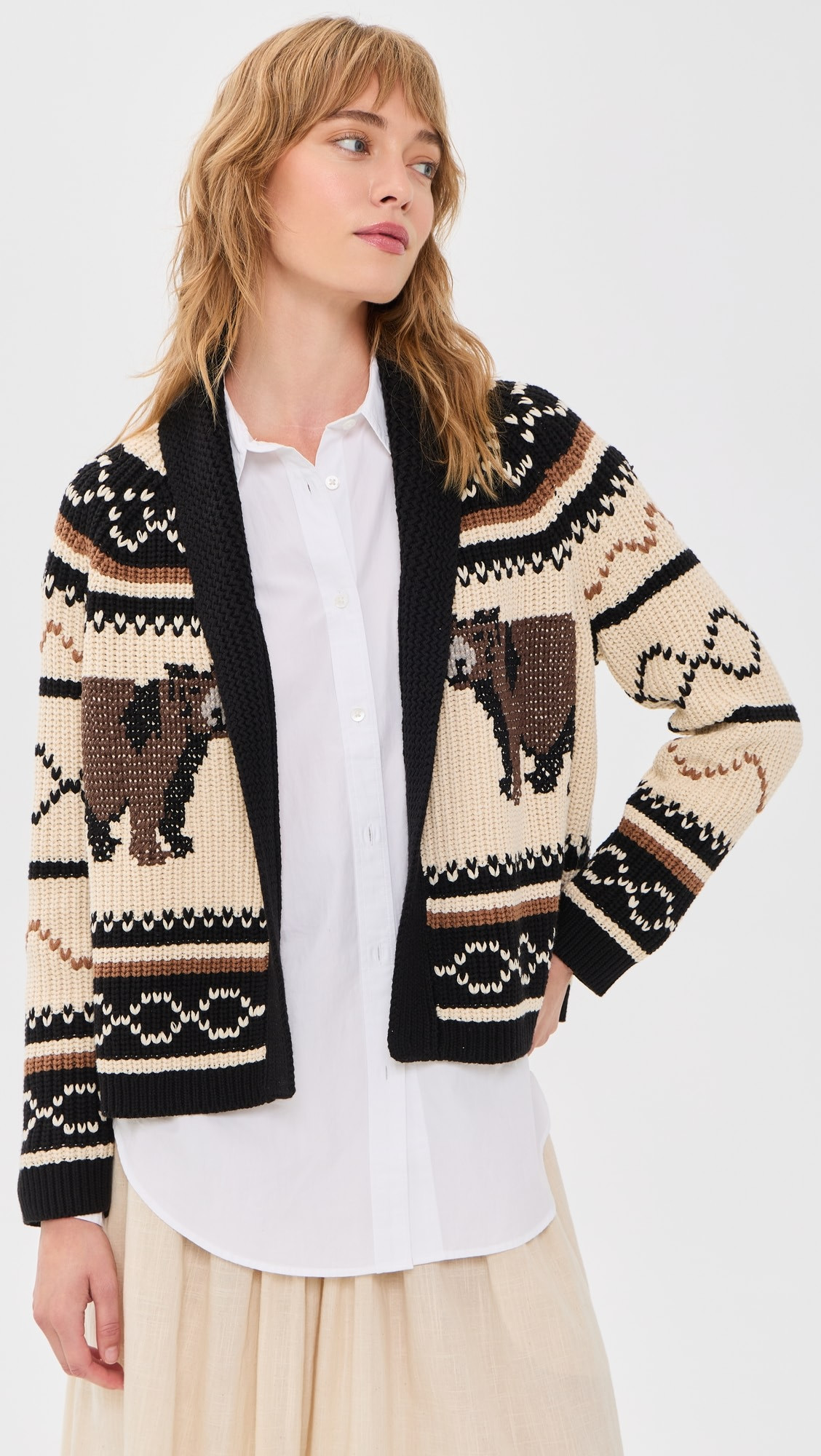 THE GREAT. The Bear Lodge Cardigan | Shopbop | Shopbop