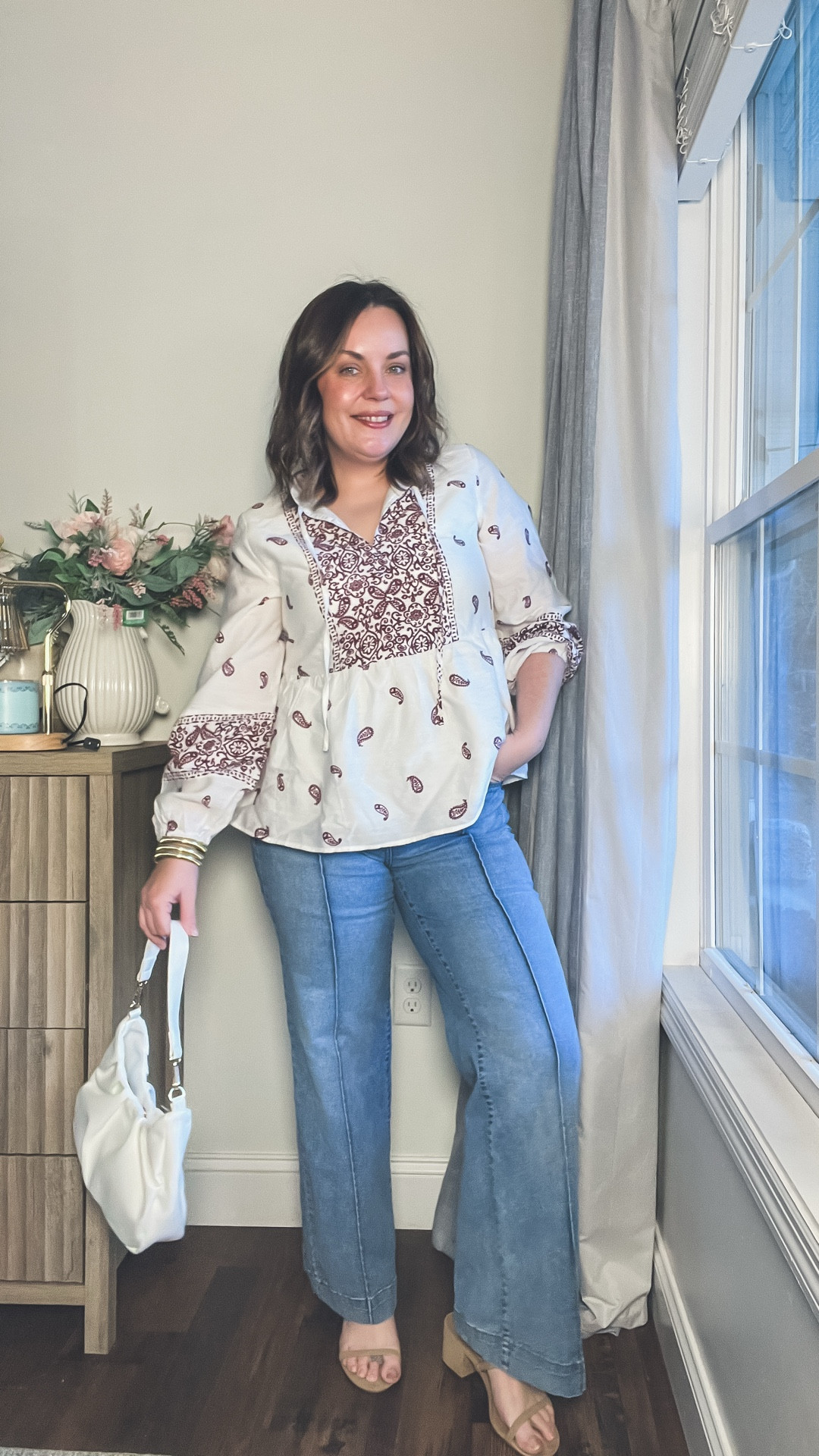 Easy, breezy, and on repeat ✨ Boho blouse + flare pants = effortless style. Linked on LTK 🤍

#LTKstyle #BohoStyle #FlarePants #EffortlessFashion #LTKFinds #EverydayOutfit

#LTKMidsize #LTKSaleAlert
