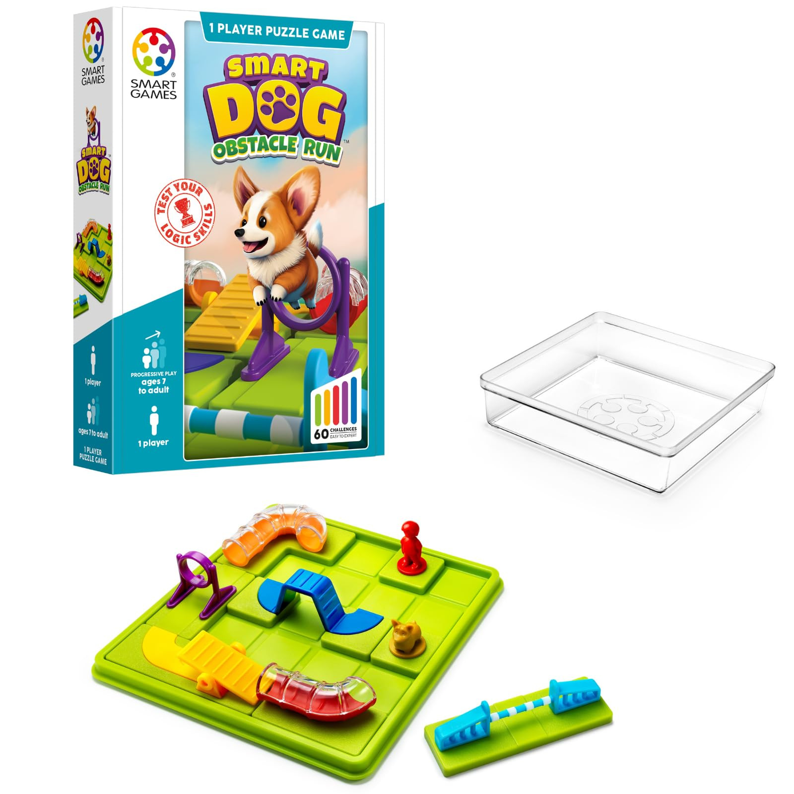 SmartGames Smart Dog: Agility Course Travel-Friendly Logic Game for Ages 7 - Adult with 60 Challe... | Amazon (US)