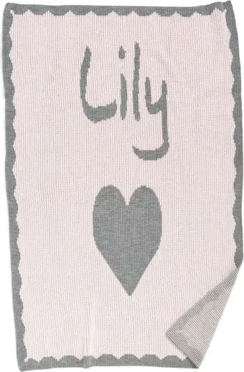 'Heart' Personalized Crib Blanket | Nordstrom