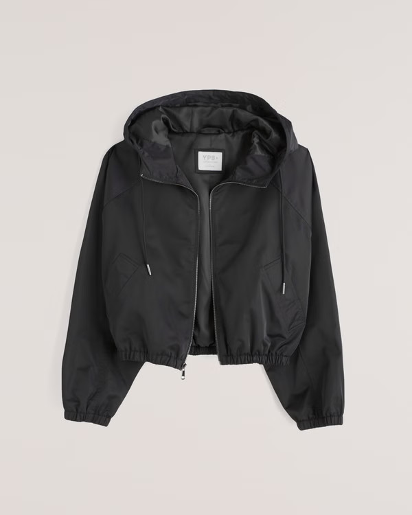 Women's YPB Satin Windbreaker | Women's Active | Abercrombie.com | Abercrombie & Fitch (US)